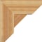 Ekena Millwork Traditional Slat Rough Sawn Bracket w/ Offset Brace, Western Red Cedar, 8"W x 18"D x 18"H BKT0806X18X18TRA06RWR - alternate 2